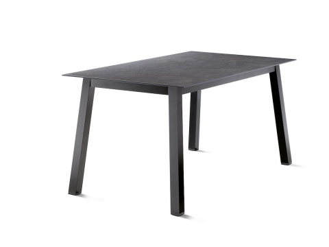 Sieger Loft Aluminium Tischgestell 140x70cm Quadratrohr eisengrau