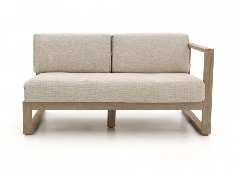 Apple Bee Antigua Loungesofa 2-Sitzer, Armlehne links aus Teakholz coastal ca. 131cm