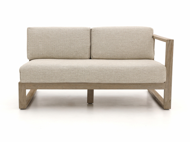 Apple Bee Antigua Loungesofa 2-Sitzer, Armlehne links aus Teakholz coastal ca. 131cm