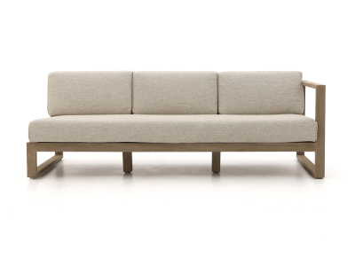 Apple Bee Antigua Loungesofa 3-Sitzer, Armlehne links aus Teakholz coastal ca. 193cm