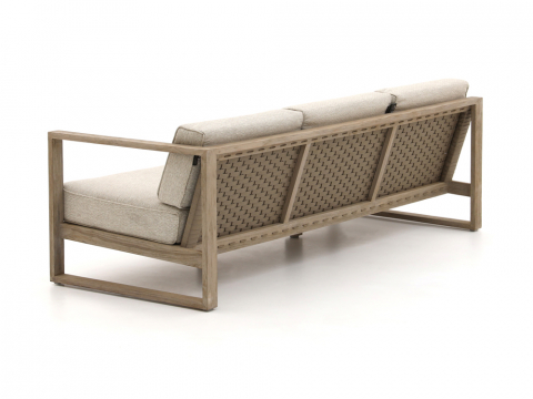 Apple Bee Antigua Loungesofa 3-Sitzer, Armlehne links aus Teakholz coastal ca. 193cm
