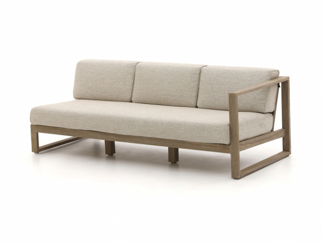 Apple Bee Antigua Loungesofa 3-Sitzer, Armlehne links aus Teakholz coastal ca. 193cm