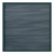 GrojaViento BPC Zaun Steingrau co-extrudiert 180x180cm Rahmen Anthrazit DB 703