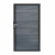 GrojaViento BPC Universal Tor Steingrau co-extrudiert 100x180cm Rahmen Anthrazit DB703