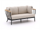 Apple Bee Condor Lounge Sofa 2-Sitzer Aluminium black 150cm