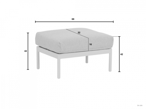 Apple Bee Condor Lounge-Set I Aluminium black