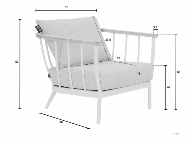 Apple Bee Condor Lounge-Set I Aluminium black
