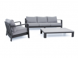 Apple Bee Delgado Lounge-Set II Aluminium anthrazit