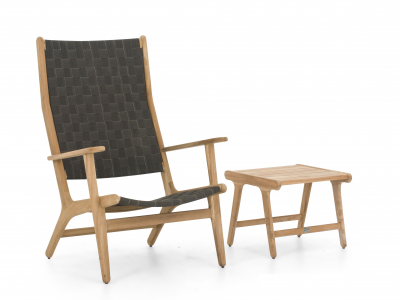 Apple Bee Luc-Juul Lounge Set hoch aus Teakholz