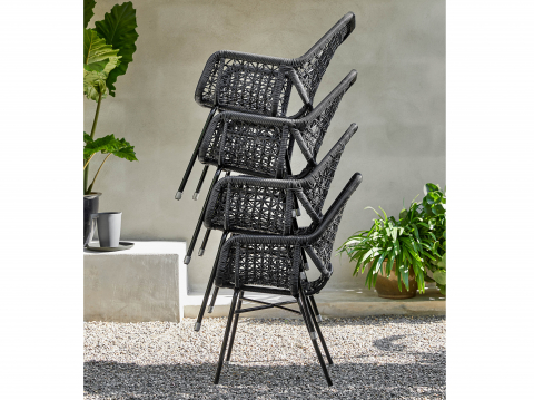 Apple Bee Zara Dining Chair black