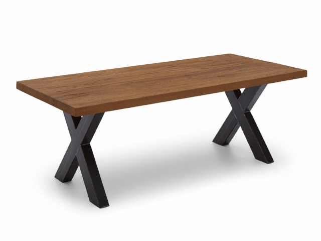 Niehoff Choice Tisch Balkeneiche antik, Kreuzgestell, 220cm