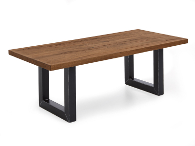 Niehoff Choice Tisch Balkeneiche antik, Kufengestell, 220cm