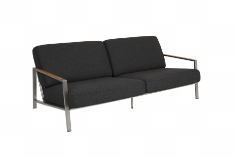 Brafab Naos 2,5 Sitzer Edelstahl Gestell 193x99x78cm