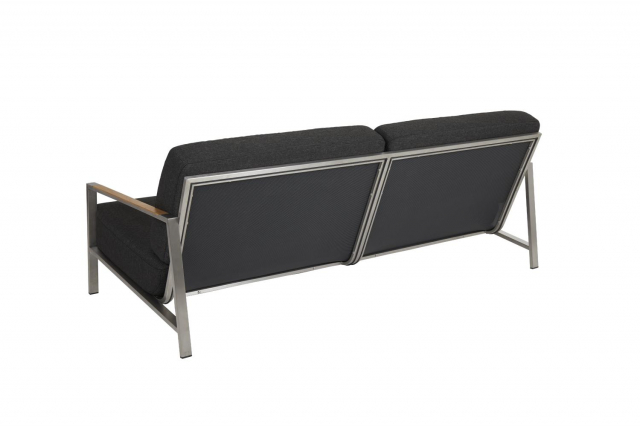 Brafab Naos 2,5 Sitzer Edelstahl Gestell 193x99x78cm