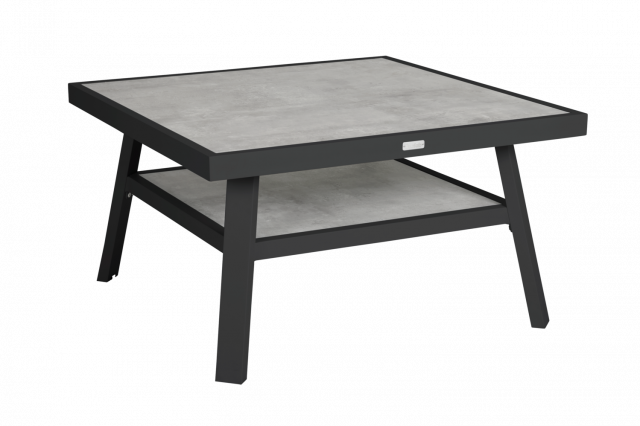 Brafab Samvaro Loungetisch 90x90x50cm Aluminium anthrazit