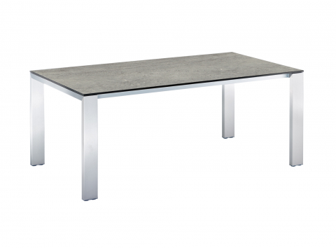 Niehoff Newport Tisch verlngerbar 100x180cm, HPL Zement-Design