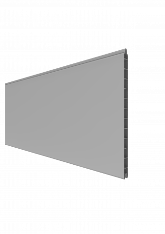 Groja BasicLine Steckzaun Einzelprofil silbergrau 1,9x30x180cm