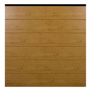 GroJa BasicLine Steckzaun-Set Asteiche Natur-anthrazit 180x180cm