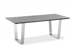 Tischgestell Edelstahl Tischplatte HPL 