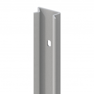 Pfosten Eckmontage-Adapter, silber - 192,5cm, Art. 2871
