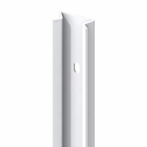 Pfosten Eckmontage-Adapter, weiß - 192,5cm, Art. 2875