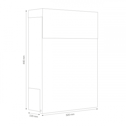 LCD Briefkasten 3030