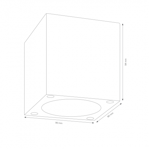 LCD Deckenleuchte 5029 Wei