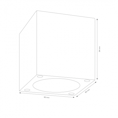 LCD Deckenleuchte 5029 Wei