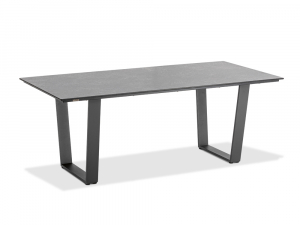 Tischgestell Aluminium Tischplatte HPL Granit