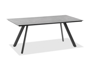Tischgestell Aluminium Tischplatte HPL Zement
