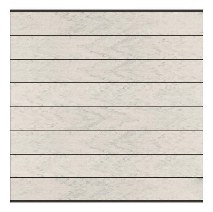 Elephant Steckzaun Modular 180 WPC BiColor wei 180x174cm, Leiste Anthrazit