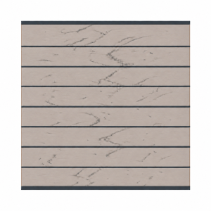 Elephant Steckzaun Modular EVO 200 WPC Bi-Color grau 180x195cm, Leiste Anthrazit