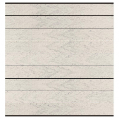 Elephant Steckzaun Modular 200 WPC BiColor wei 180x195cm, Leiste Anthrazit