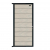 Elephant Zauntor Modular 200 WPC BiColor weiß 90x195cm, Leiste Anthrazit