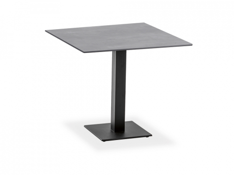 Niehoff Bistro Tisch, anthrazit, quadratisch 81x81cm, HPL
