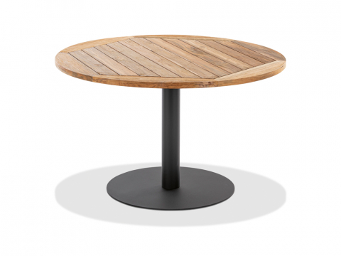 Niehoff Bistro Tisch, anthrazit, rund 125cm