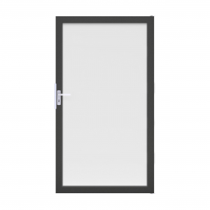 Groja Ambiente Glastor DIN links 100x180cm satiniert-Rahmen DB703