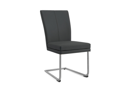 Niehoff Colorado Schwingstuhl 641, Rundstahl, Leder anthrazit