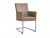 Niehoff Colorado Schwingstuhl AL 642, Rundstahl, Microfaser Atlantis sand