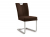 Niehoff Colorado Schwingstuhl 151, Flachstahl, Microfaser Nirvana dunkelbraun
