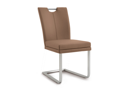 Niehoff Colorado Schwingstuhl 151, Flachstahl, Microfaser Nirvana braun