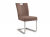 Niehoff Colorado Schwingstuhl 151, Flachstahl, Microfaser Atlantis Havanna braun