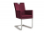 Niehoff Colorado Schwingstuhl AL 152, Flachstahl Microfaser Nirvana rot