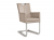 Niehoff Colorado Schwingstuhl AL 152, Flachstahl Microfaser Atlantis sand