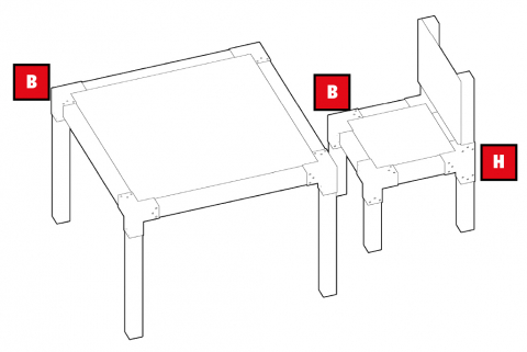 Suki Pfosten Bodenhülse mit Dolle 91x200mm