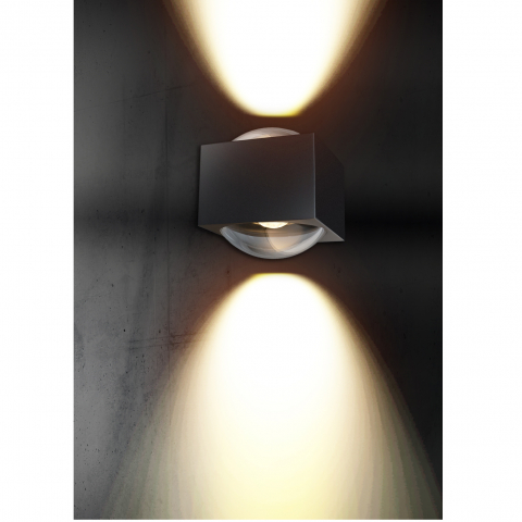 LCD Wandleuchte 5085 LED Up u. Down, Graphit