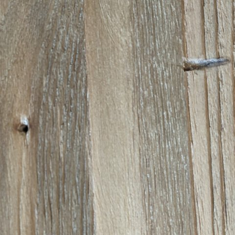 Zebra Onyx Viertel-Bank mit Rckenlehne, Alu - turmalin grey aus recyceltem Teak