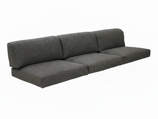 Zebra Belvedere 3-Sitzer Kissen-Set 3648 Tuva tweed grey