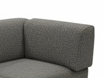 Zebra Belvedere Seitenkissen rechts 3647 Tuva tweed grey