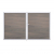 GrojaSolid Grande BPC Steckzaun Doppeltor DIN Links Sonderbreite H:180cm - BiColor co-exdrudiert EV1